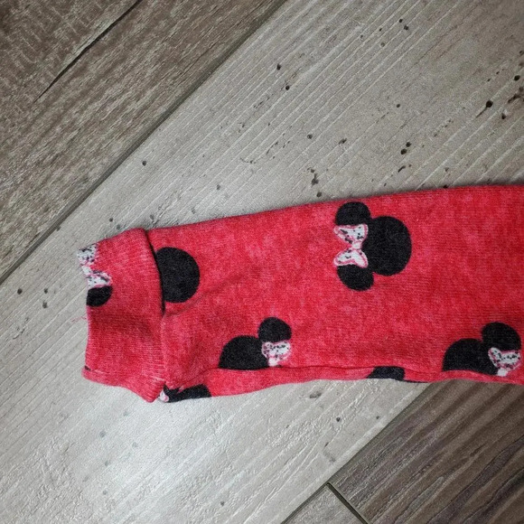 Disney Junior Minnie Mouse Red and Black Pajama Set Size 18m - Picture 7 of 10